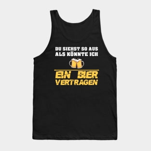 Lustige Bier Sprüche zum Saufen auf Malle Partys Tank Top